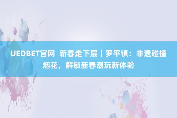 UEDBET官网  新春走下层｜罗平镇：非遗碰撞烟花，解锁新春潮玩新体验